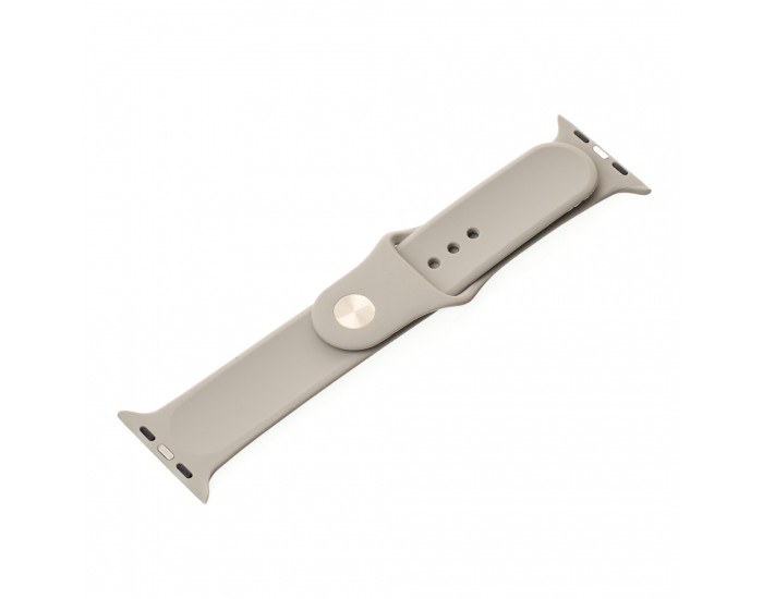 Ремешок для Apple Watch Series 38/40/41/42 mm S светло-серый