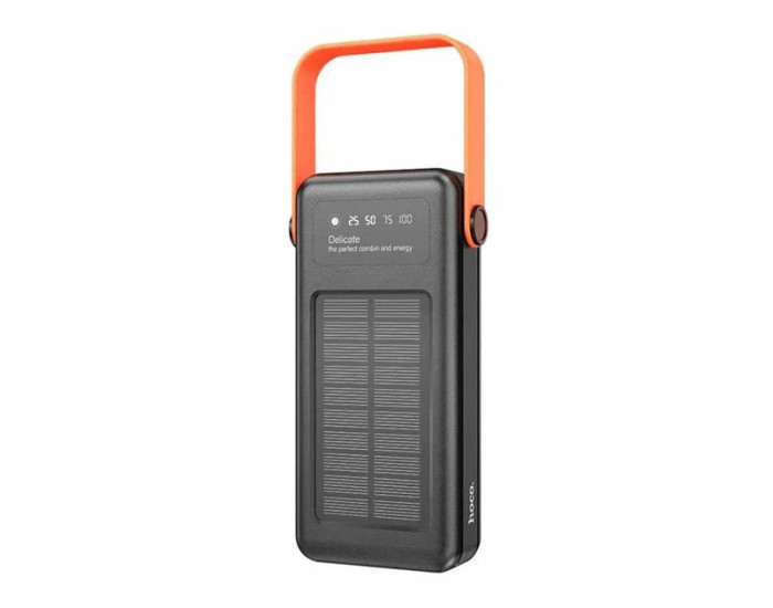 Портативна батарея (Power Bank) Hoco DB33 Plus Rising (22.5W+PD20W) Sun Solar 30 000mAh, Black