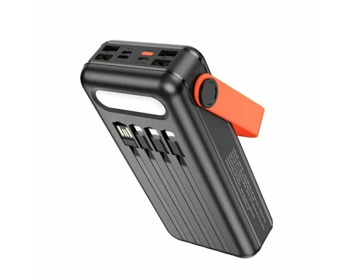 Портативна батарея (Power Bank) Hoco DB33 Plus Rising (22.5W+PD20W) Sun Solar 30 000mAh, Black