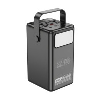 Портативная батарея (Power Bank) Hoco DB03 Powerful (PD22.5W/LCD/Lamp) 100 000mAh, Black
