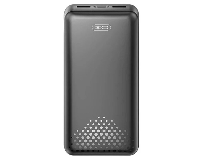 Портативная батарея (Power Bank) XO (PB313) Light display mobile power 20000mAh, Черный
   