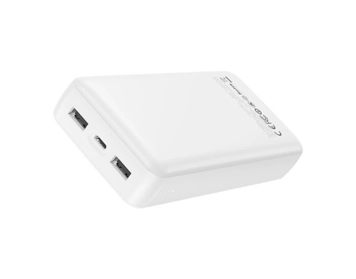 Портативна батарея (Power Bank) XO (PB313) Light display mobile power 20000mAh, Білий