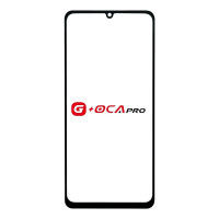 Стекло фронтальное с OCA-пленкой для Samsung A065 Galaxy A06, черное, G+OCA Pro