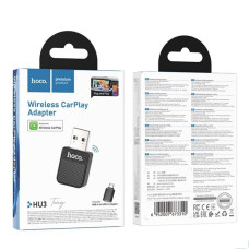 Автомобильный Carplay Hoco HU3 USB /Type-C (беспроводной) Black 