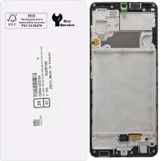 Дисплей с сенсорным экраном (модуль) Samsung A325 A32, черный с рамкой, сервисная упаковка, оригинал