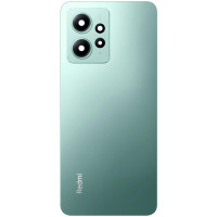 Задняя панель корпуса для Xiaomi Redmi Note 12 4G, Mint Green со стеклом камеры, оригинал