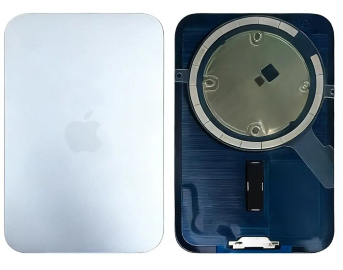 Задняя панель корпуса iPhone 17 Pro Max White ( Silver ) MagSafe