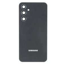 Задняя панель корпуса для Samsung A546 Galaxy A54, черная/graphite со стеклом камеры, оригинал