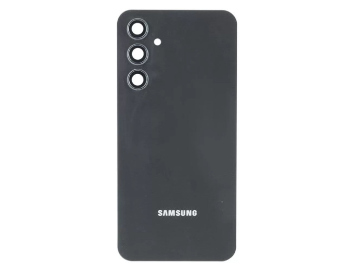Задняя панель корпуса для Samsung A546 Galaxy A54, черная/graphite со стеклом камеры, оригинал