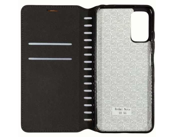Чохол-книга Leather Folio Xiaomi Redmi Note 10 5G/ Poco M3 Pro 5G Black