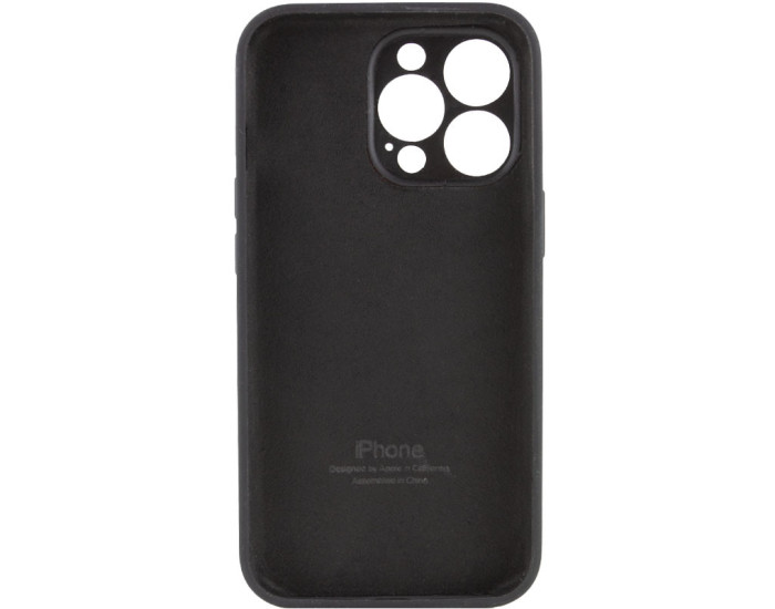 Чехол-силикон оригинал Full Camera Soft Matte iPhone iPhone 15 Pro Max, Black