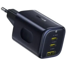 Мережеве зарядний пристрій Baseus PicoGo AE11 Fast Charger (2C+U/100W) Black