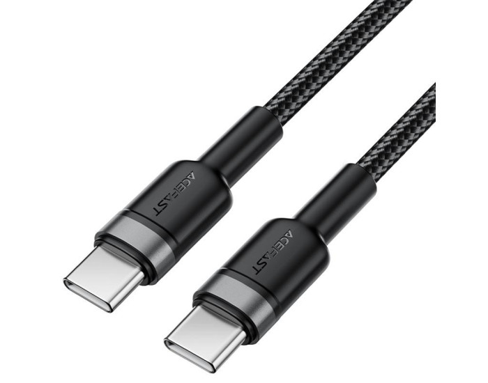 Кабель USB-C Acefast C22-03 Data Cable Type-C to Type-C (60W/1.2m) чорний