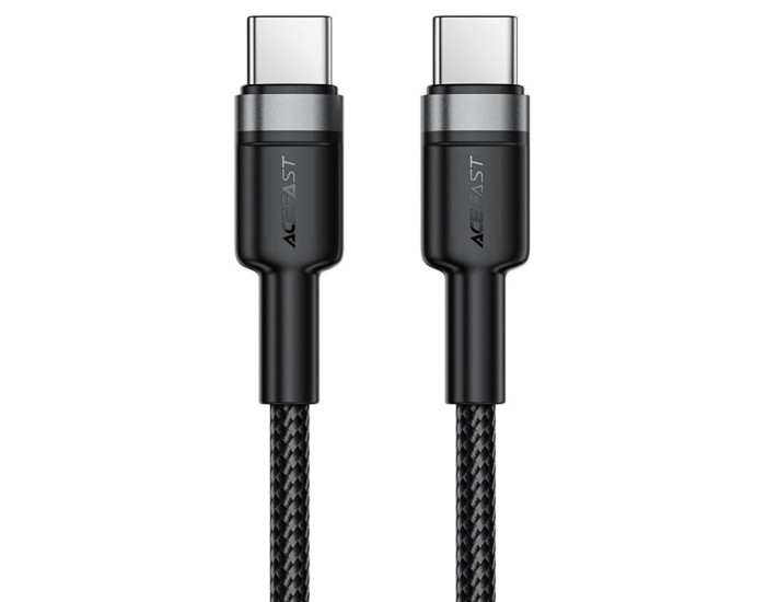 Кабель USB-C Acefast C22-03 Data Cable Type-C to Type-C (60W/1.2m) чорний