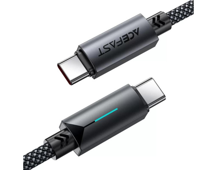 Кабель USB-C Acefast C19-03 Data Cable Type-C to Type-C (60W/1.2m) чорний