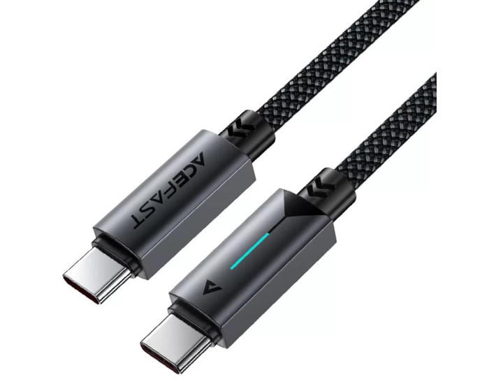 Кабель USB-C Acefast C19-03 Data Cable Type-C to Type-C (60W/1.2m) чорний