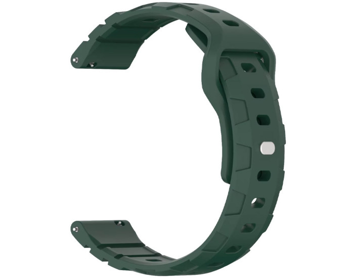 Ремешок силиконовый Defense для Smart Watch 22mm, Pine green