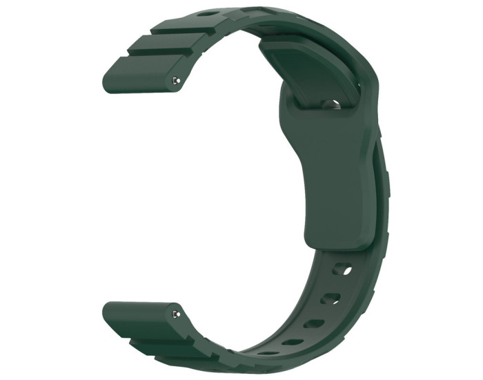 Ремешок силиконовый Defense для Smart Watch 22mm, Pine green