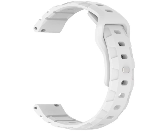 Ремешок силиконовый Defense для Smart Watch 22mm, White