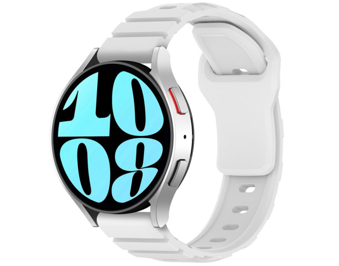 Ремешок силиконовый Defense для Smart Watch 20mm, White
