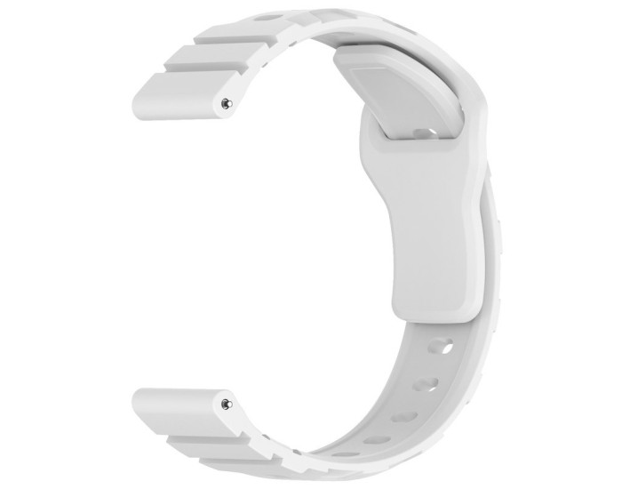 Ремешок силиконовый Defense для Smart Watch 20mm, White