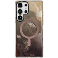 Чохол-силікон Shiny Mountain MagSafe Samsung S26 Ultra (Chocolate)