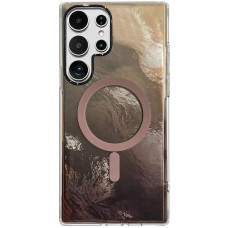 Чехол-силикон Shiny Mountain MagSafe Samsung S26 Ultra (Chocolate)