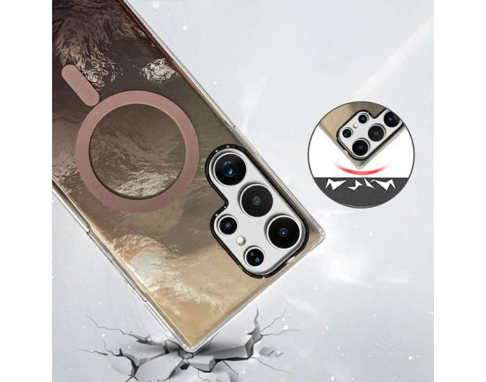 Чехол-силикон Shiny Mountain MagSafe Samsung S26 Ultra (Chocolate)
