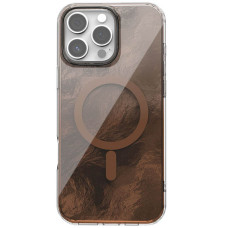 Чехол-силикон Shiny Mountain MagSafe iPhone 16 Pro (Chocolate)