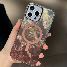 Чехол-силикон Shiny Mountain MagSafe iPhone 16 Pro (Chocolate)