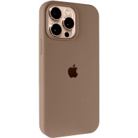 Чехол-силикон оригинал Full Soft Matte iPhone 15 Pro Max (Коричневый / Brown)