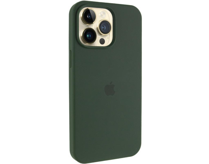 Чехол-силикон оригинал Full Soft Matte Case with MagSafe iPhone 12/12 Pro Cyprus Green