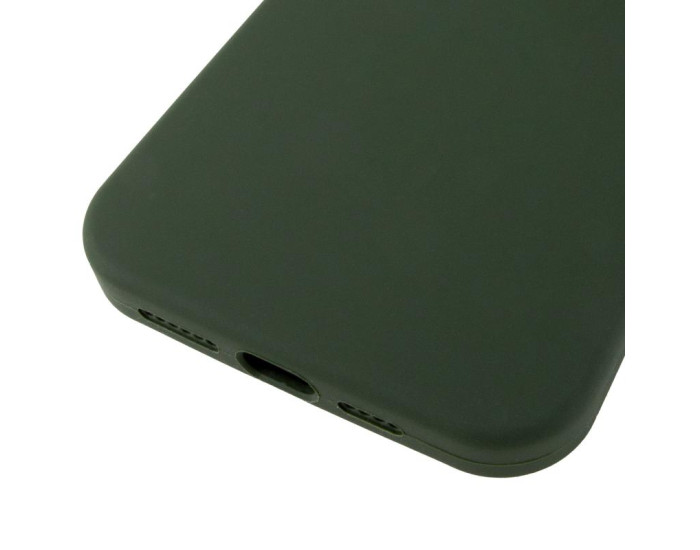 Чехол-силикон оригинал Full Soft Matte Case with MagSafe iPhone 12/12 Pro Cyprus Green