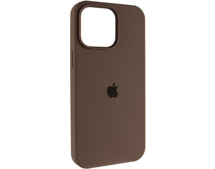 Чехол-силикон оригинал Full Soft Matte Case with MagSafe iPhone 12/12 Pro Brown