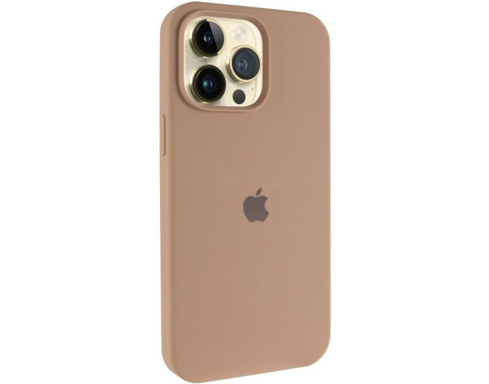 Чехол-силикон оригинал Full Soft Matte Case with MagSafe iPhone 12/12 Pro, Desert gold