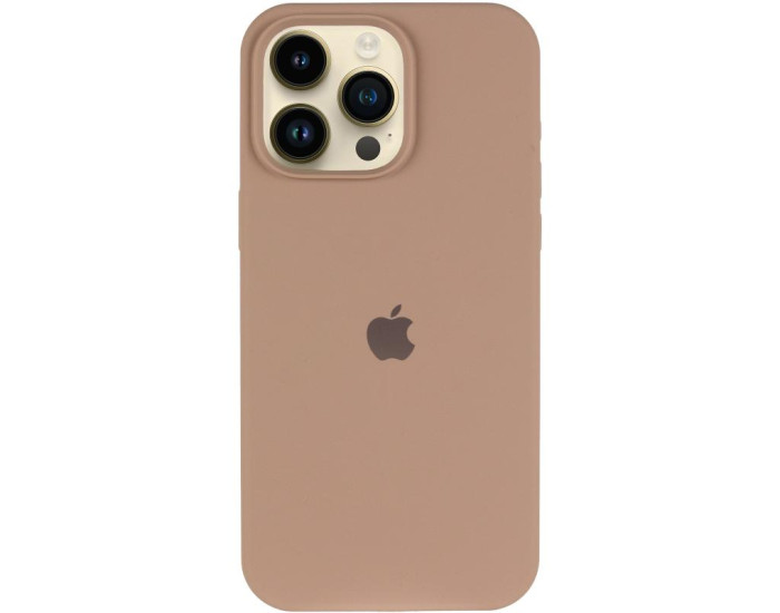 Чехол-силикон оригинал Full Soft Matte Case with MagSafe iPhone 12/12 Pro, Desert gold