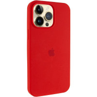 Чехол-силикон оригинал Full Soft Matte Case with MagSafe iPhone 12/12 Pro, Red