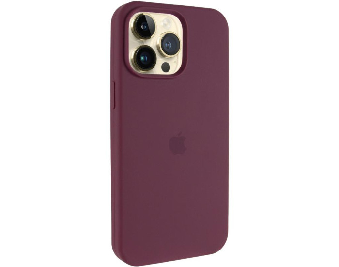 Чохол-силікон оригінал Full Soft Matte Case with MagSafe iPhone 12/12 Pro, Plum