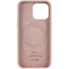 Чехол-силикон оригинал Full Soft Matte Case with MagSafe iPhone 12/12 Pro, розовый песок