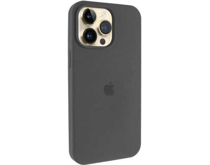 Чехол-силикон оригинал Full Soft Matte Case with MagSafe iPhone 12/12 Pro Dark Gray