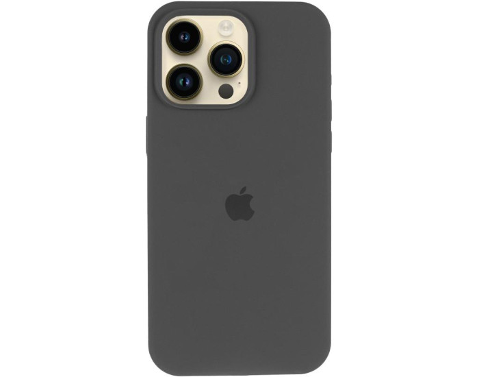 Чехол-силикон оригинал Full Soft Matte Case with MagSafe iPhone 12/12 Pro Dark Gray