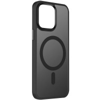 Чехол-силикон Ummi Colorful with MagSafe iPhone 12 /12 Pro (Черный / Black)