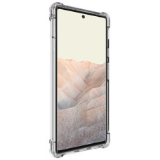Чехол-силикон Getman Ease logo усиленные углы Full Camera Google Pixel 6 Прозрачный
