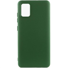 Чехол-силикон Ummi Lakshmi Samsung A31 (Зеленый / Dark green)