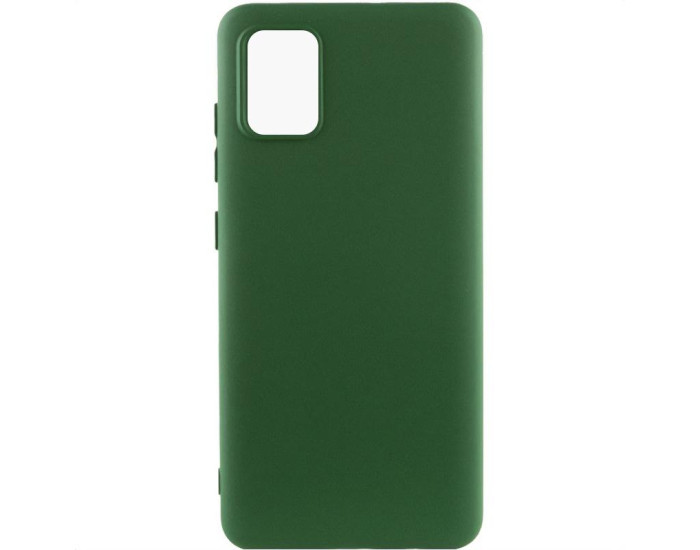 Чехол-силикон Ummi Lakshmi Samsung A31 (Зеленый / Dark green)