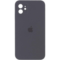 Чехол-силикон оригинал Square Cover Soft Matte Full Camera iPhone 11 (Серый / Charcoal Gray)