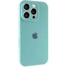 Чехол-силикон оригинал Full Camera Soft Matte iPhone 16 Pro Max (Бирюзовый / Marine Green)