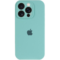Чехол-силикон оригинал Full Camera Soft Matte iPhone 16 Pro Max (Бирюзовый / Marine Green)