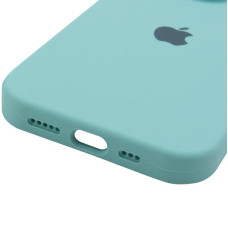Чехол-силикон оригинал Full Camera Soft Matte iPhone 16 Pro Max (Бирюзовый / Marine Green)