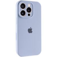 Чехол-силикон оригинал Full Camera Soft Matte iPhone 16 Pro Max (Голубой / Lilac Blue)